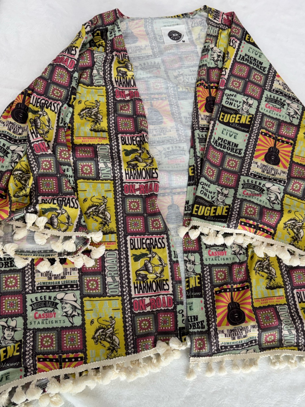 Double D Ranch Patchwork Western Cardigan
